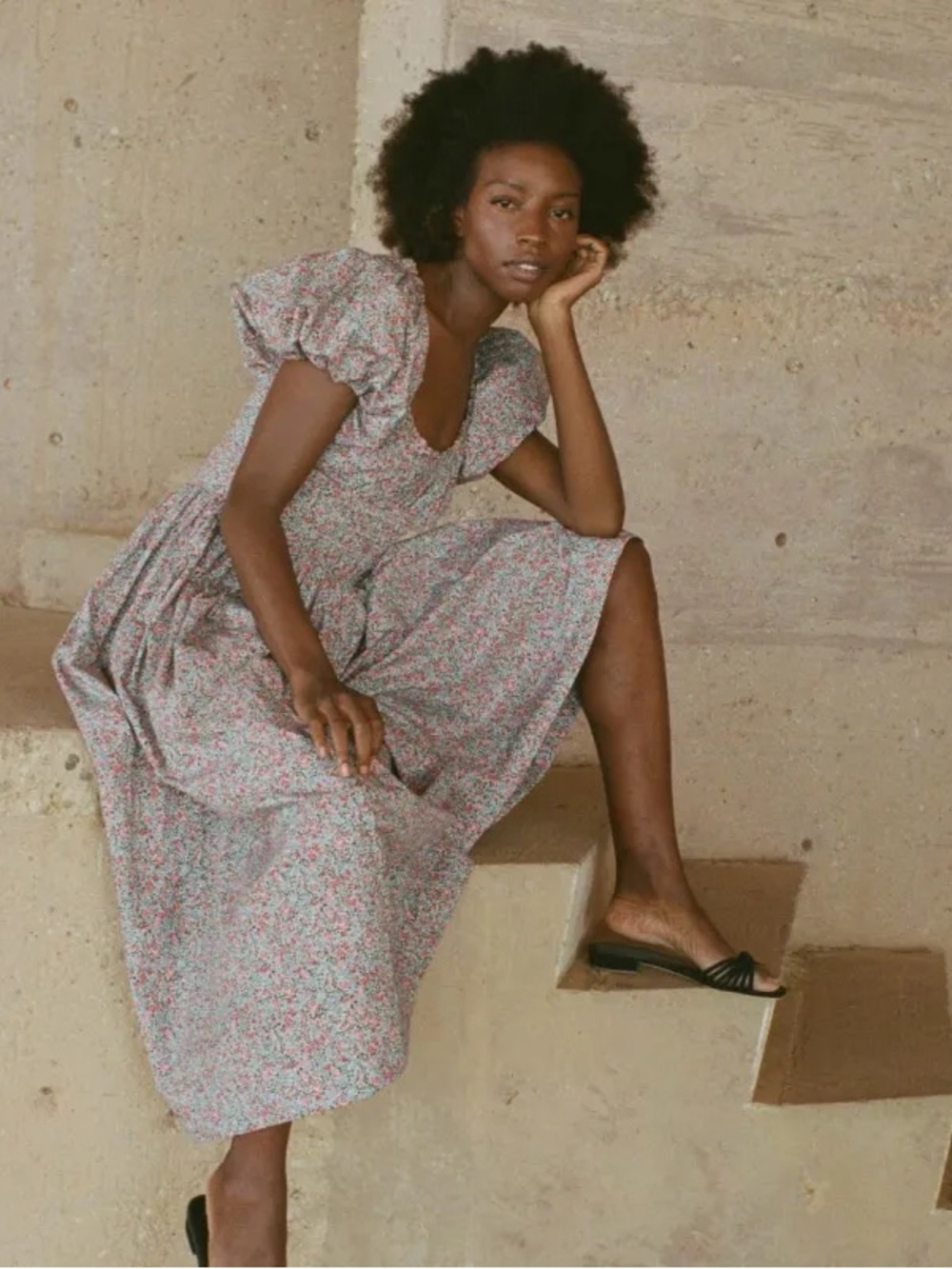 Doen Deia Dress in Petit Jardin